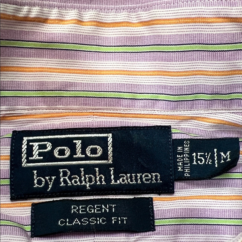 Polo by Ralph Lauren Striped Regent Classic Fit Dress‎ Shirt Mens 15½ / M - Picture 2 of 6